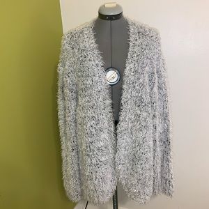 Kensie Sweaters - Kenzie Black/White fuzzy comfortable sweater Kensie Sweaters - Kenzie Black/White fuzzy comfortable sweater